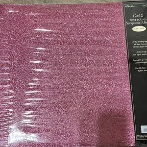 2 scrapbooks one in zebra one in pink sparkle brand new